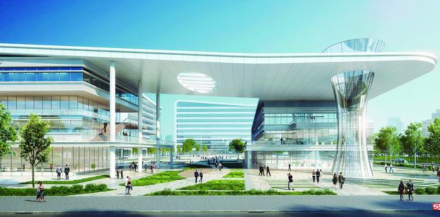 ⑤廣州海洋實驗室建設項目效果圖。