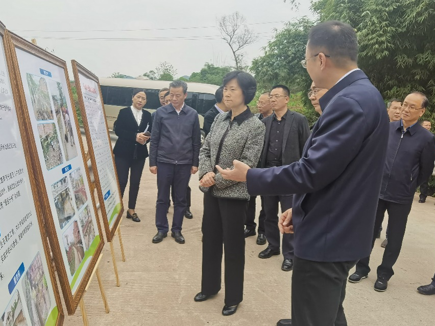 重慶市人大常委會張軒主任一行調研重慶中科檢測項目現場1